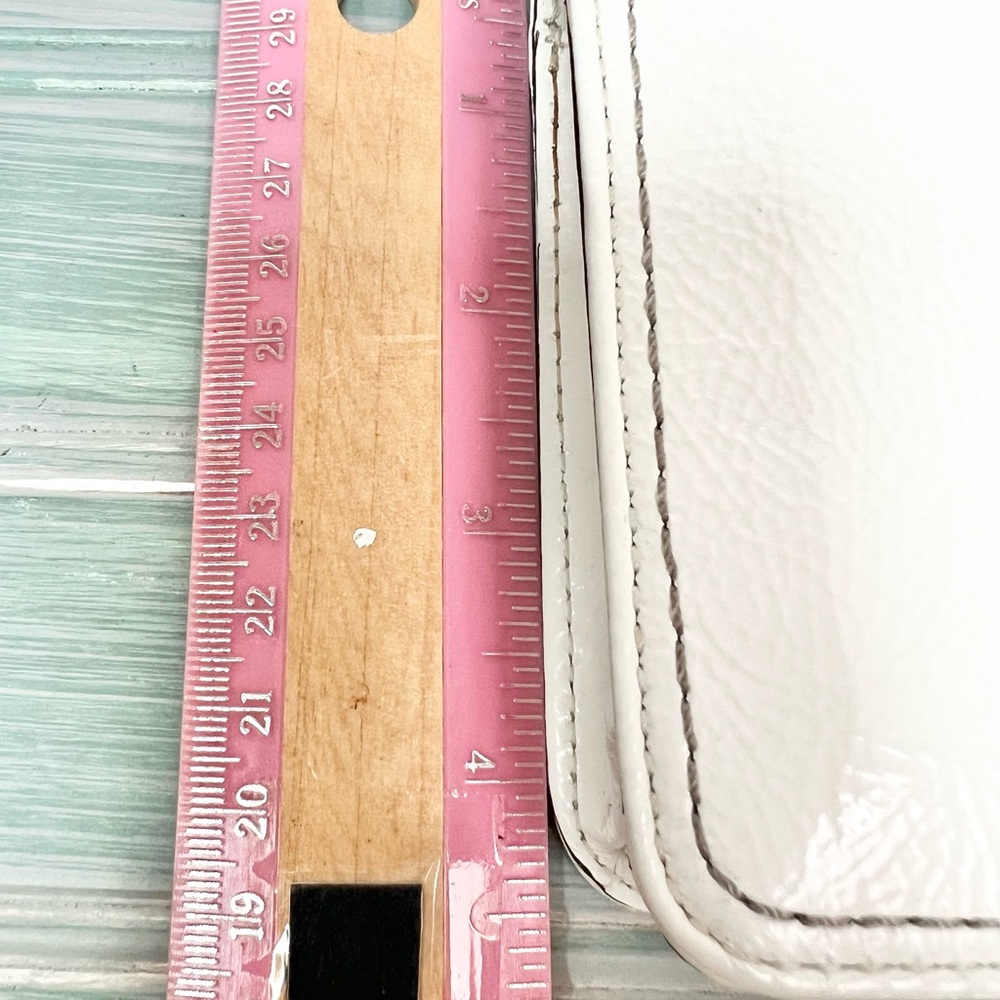 Coach White Patented Leather Clutch - Picture 12 of 12